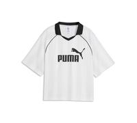 PUMA Camiseta funcional 'ESS' gris claro / negro / blanco LxTallas normales gris claro / negro / blanco