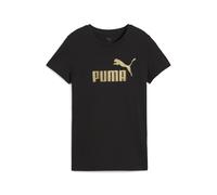 PUMA Camiseta funcional 'ESS No. 1' oro / negro S oro / negro