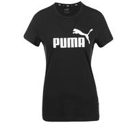 Puma Ess Logo Tee Camiseta de Deporte, Black, M Mujer