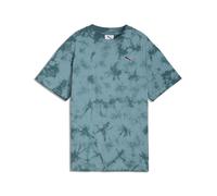 PUMA Camiseta holgada Essentials tie-dye juvenil, Ropa, Verde, 9-10Y 9-10Y
