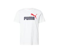 PUMA Camiseta funcional 'Essentials No. 1' rojo / negro / blanco S rojo / negro / blanco