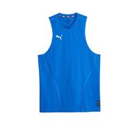PUMA Camiseta funcional 'Hoops Team' azul / blanco L azul / blanco