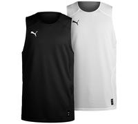 PUMA Camiseta funcional 'Hoops Team Reverse' negro / blanco XL EUR