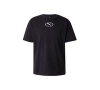 PUMA Camiseta funcional negro / blanco L negro / blanco