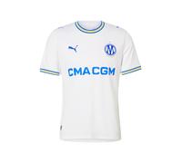 PUMA Camiseta funcional 'OM Home' azul oscuro / amarillo limón / blanco XL EUR