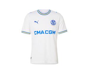 PUMA Camiseta funcional 'OM Home' azul oscuro / amarillo limón / blanco XL EUR