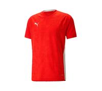 PUMA Camiseta funcional rojo / rojo oscuro / blanco L rojo / rojo oscuro / blanco