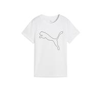 PUMA W TAD Essential Logo tee, Camisetas Unisex Adulto, PUMA White,