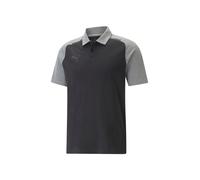 PUMA Camiseta funcional 'Team Cup' gris moteado / negro M gris moteado / negro
