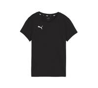 Puma Camiseta de mujer con logo bordado (negro, M)