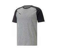 PUMA Camiseta funcional 'TeamCup' gris oscuro / gris moteado / negro S gris oscuro / gris moteado / negro