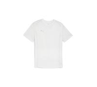 PUMA Camiseta funcional 'TeamFinal' plata / blanco L plata / blanco
