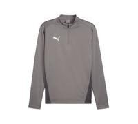 PUMA Camiseta funcional 'TeamGoal' gris / grafito / blanco M gris / grafito / blanco