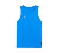 PUMA Camiseta funcional 'Teamjaws Starter' azul / blanco 176 azul / blanco