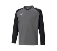 PUMA Camiseta funcional 'TeamLiga' gris / negro / blanco 164 gris / negro / blanco
