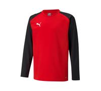 PUMA Camiseta funcional 'TeamLiga' rojo / negro / blanco 140 rojo / negro / blanco