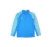 PUMA teamLIGA26 - Chaquetas de Entrenamiento con Cremallera de 1/4 Jr; 164, Electro Royal White-Electro Royal