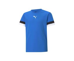 PUMA Camiseta funcional 'TeamRISE' azul real / negro / blanco 152 azul real / negro / blanco