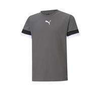 PUMA Camiseta infantil unisex Smoked Pearl / Puma Black / Puma White Talla 140