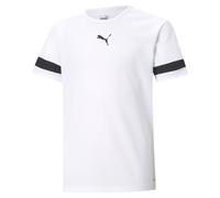 Puma Camiseta unisex para niños Blanco/Negro/Blanco Talla 116