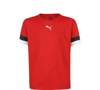 PUMA Camiseta funcional 'TeamRise' rojo / negro / blanco 164 rojo / negro / blanco