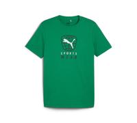 PUMA Camiseta funcional verde / negro / blanco M verde / negro / blanco