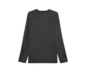 PUMA Camiseta gráfica Fit LS Logo, Hombre, Negro Black