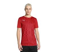 Puma Camiseta Gráfica Individualrise, Rojo-Negro, S Hombre
