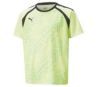 PUMA Camiseta gráfica Teamliga Jr fútbol, Unisex niños, Menta eléctrica Amarilla rápida, 176