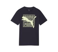 PUMA Camiseta Graphic Cat juvenil, Accesoiros, Azul, 7-8Y