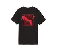 PUMA Camiseta Graphic Cat juvenil, Accesoiros, Negro, 7-8Y