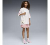 PUMA Camiseta Graphic holgada juvenil, Accesoiros, Blanco, 11-12Y 11-12Y