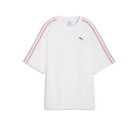 PUMA Camiseta Graphic holgada juvenil, Accesoiros, Blanco, 11-12Y