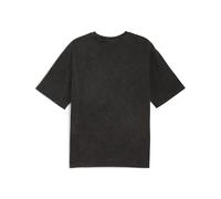 PUMA Camiseta Graphic Paradise Mindset Washed Boxy para hombre, Ropa, Negro, XL XL