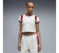 PUMA Camiseta Graphic Ringer Baby semiajustada para mujer, Ropa, Verde, XL