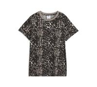 PUMA Camiseta Graphics Animal Printed Mujer XS, Mouse Gray Beige