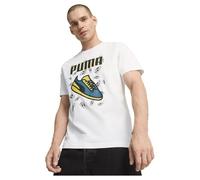 PUMA Camiseta Graphics Sneaker Hombre S White