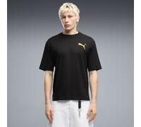 PUMA Camiseta Graphics Utility de ajuste cuadrado para hombre, Ropa, Negro, XXL