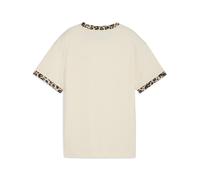 PUMA Camiseta holgada con estampado animal Essentials juvenil, Ropa, Blanco, 15-16Y 15-16Y