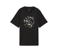 Graphic Relaxed Leaf tee Puma Negro