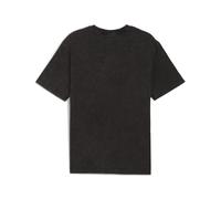 PUMA Camiseta holgada efecto lavado Essentials Elevated para hombre, Ropa, Negro, XXL XXL