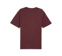 PUMA Camiseta holgada efecto lavado Essentials Elevated para hombre, Ropa, Rojo, XL XL