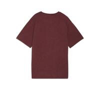 PUMA Camiseta holgada efecto lavado Essentials Elevated para mujer, Ropa, Rojo, XL XL