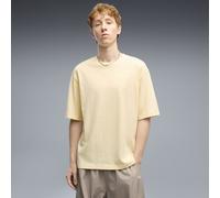 PUMA Camiseta holgada Essentials Boxy para hombre, Ropa, Amarillo, XL