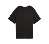 PUMA Camiseta holgada Essentials con logo n.º 1 para mujer, Ropa, Negro, XS XS