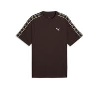 PUMA Camiseta Holgada Essentials Elevated Tape Hombre M, Chocolate Fondue Brown