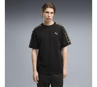 PUMA Camiseta holgada Essentials Elevated Tape para hombre, Accesoiros, Negro, S