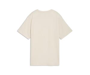 PUMA Camiseta holgada Essentials Graphics Animal para mujer, Ropa, Blanco, L L