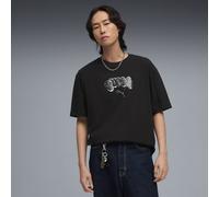 PUMA Camiseta holgada Graphic Balloon Art para hombre, Ropa, Negro, L