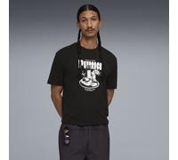 PUMA Camiseta holgada Graphic Breakfast estampada para hombre, Ropa, Negro, M